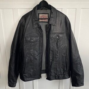 Levi's Black Bomber Trucker Jacket Men’s Size Large